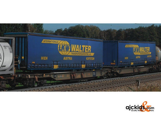 Roco 67398 Doppeltaschenw. LKW Walter