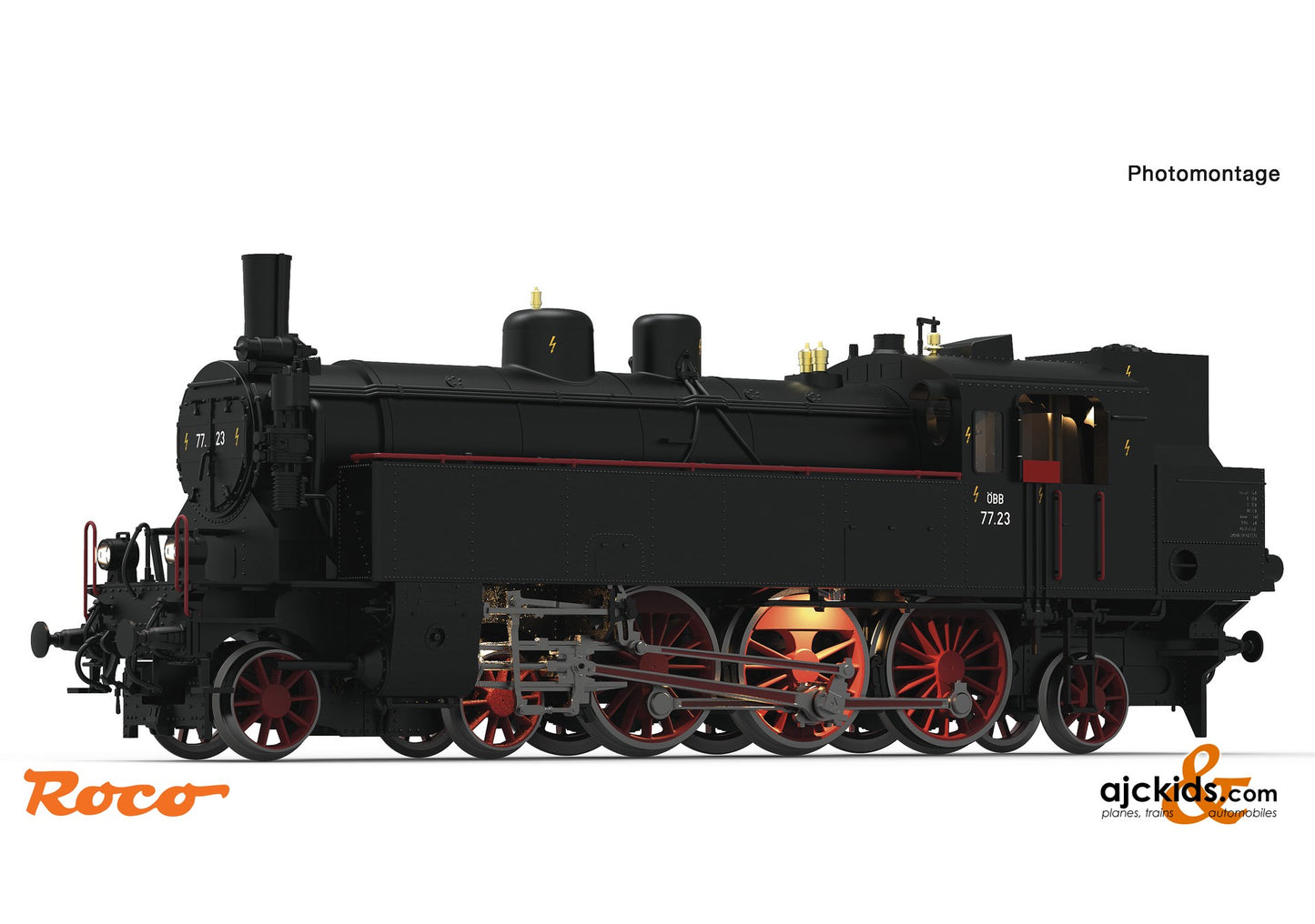 Roco 70076 -Steam locomotive 77.23, Railroad_ÖBB - Austrian Railways, Country_Austria