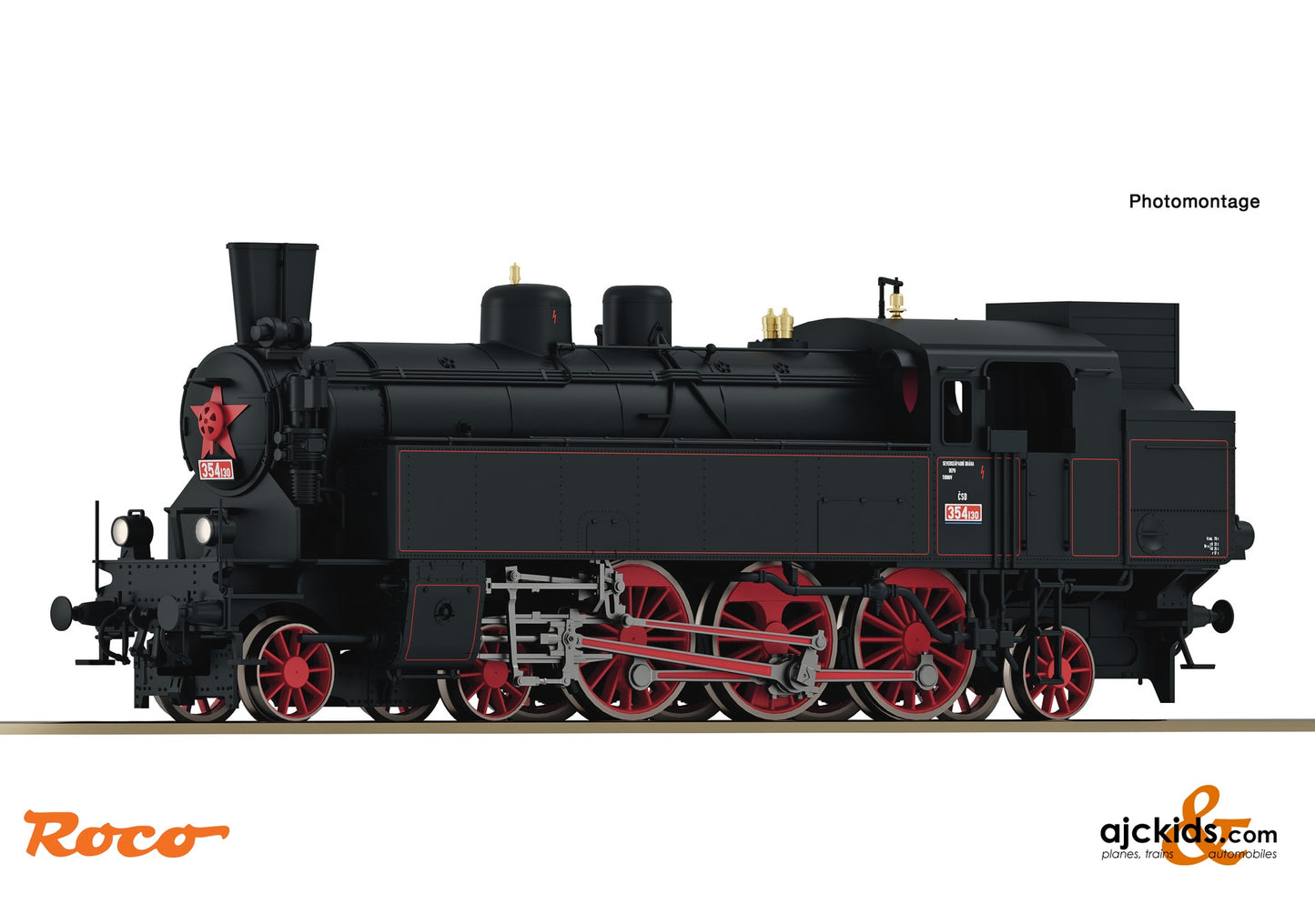 Roco 70080 - Steam locomotive class 354.1, CSD at Ajckids.com