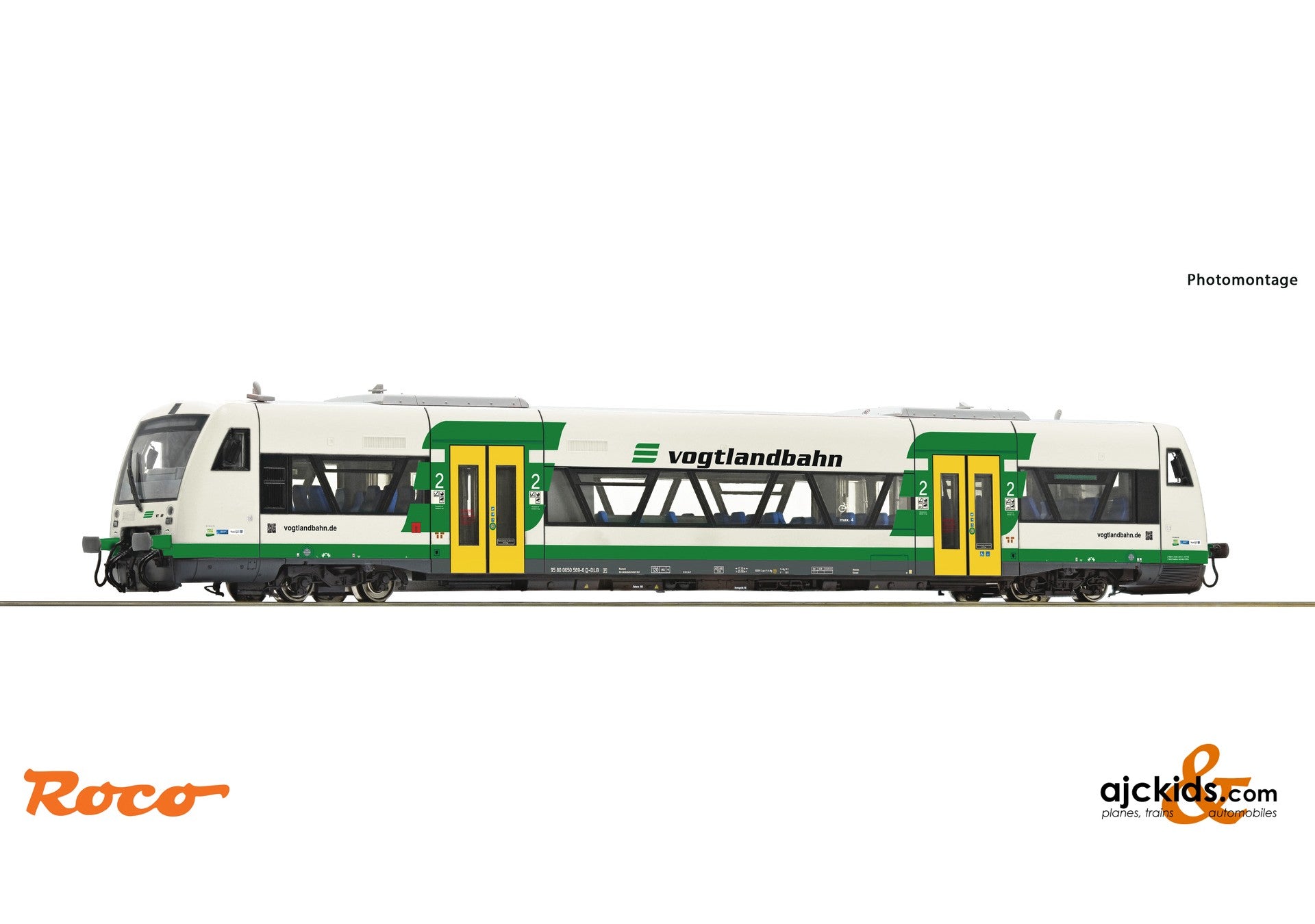 Roco 70179 - Diesel railcar VT 69, Vogtlandbahn at Ajckids.com