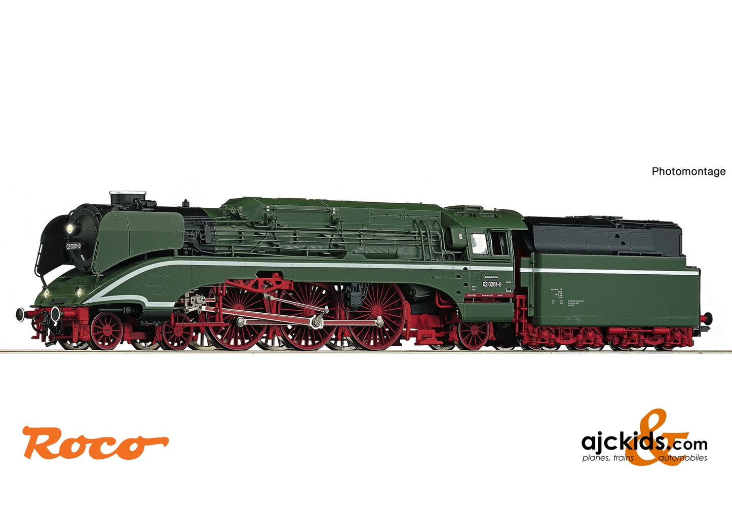 Roco 70201 - Steam locomotive 02 0201-0