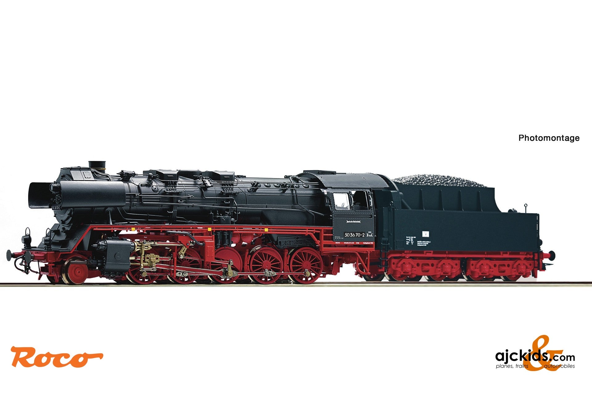 Roco 70288 - Steam locomotive 50 3670-2, DR at Ajckids.com