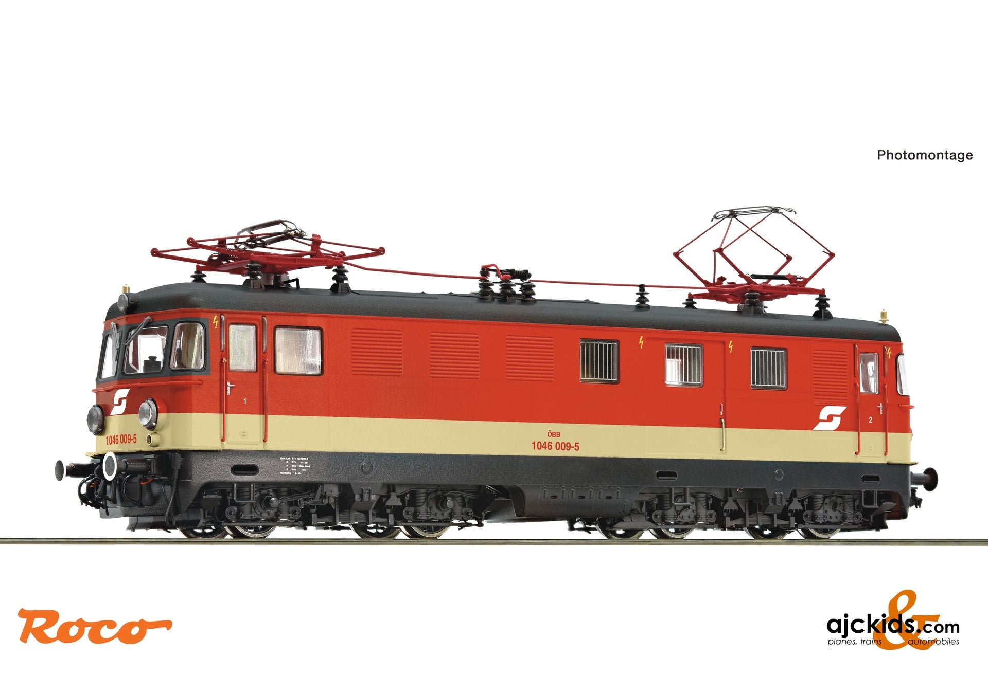 Roco 70291: Electric locomotive 1046 009-5 ÖBB – Ajckids