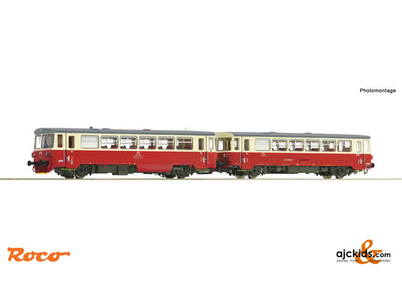 Roco 70381 - Diesel railcar 810 365-7 with trailer, ZSSK
