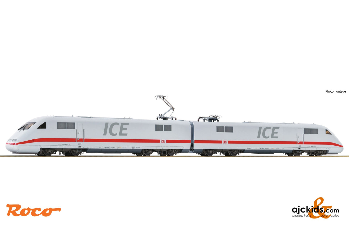 Roco 70402 -2 piece set: Electric multiple unit ICE 1 (class 401), DB AG