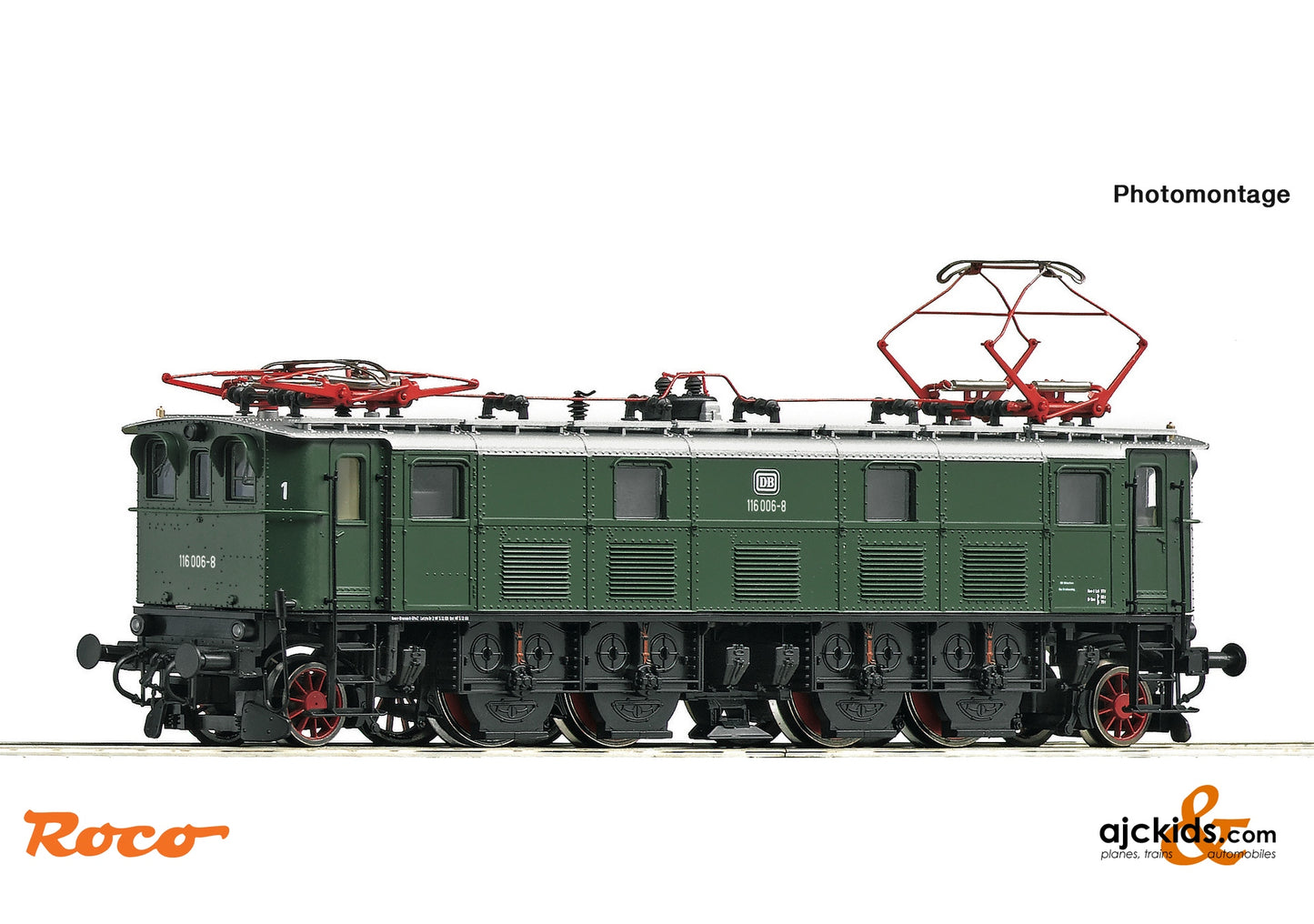 Roco 70463 - Electric locomotive BR 116, DB at Ajckids.com