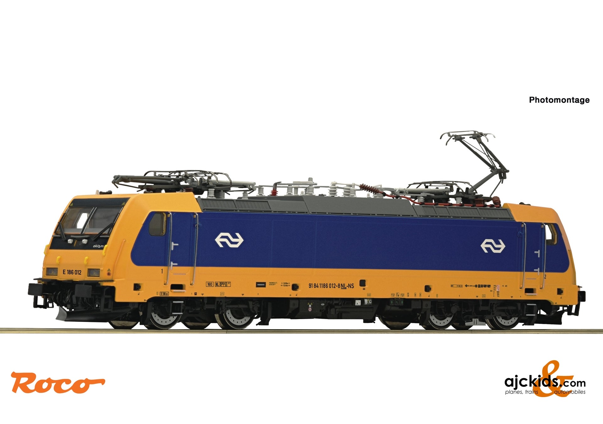 Roco 70654 - Electric locomotive E 186 012, NS at Ajckids.com