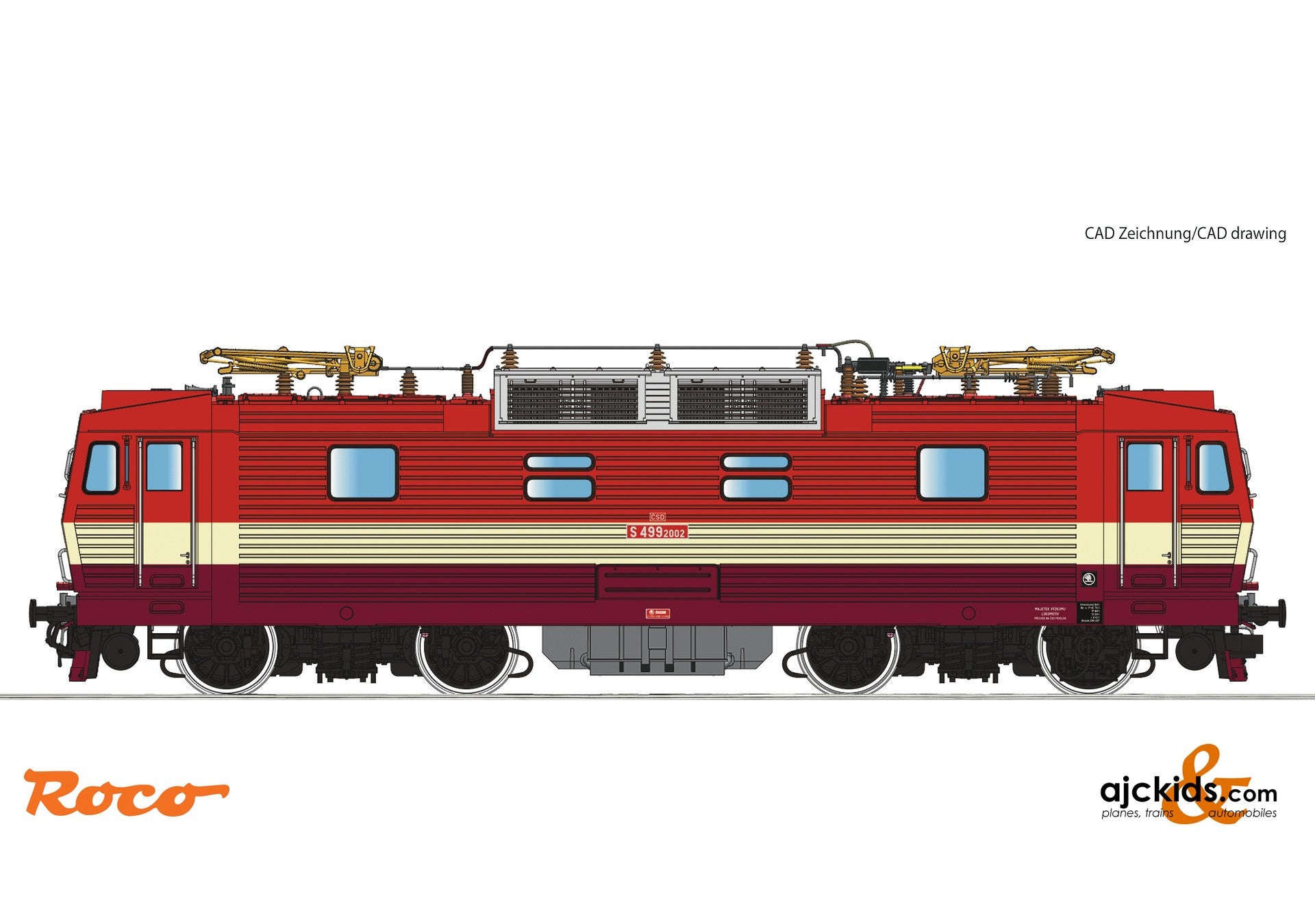 Roco 71238 -Electric locomotive S 499.2002, CSD