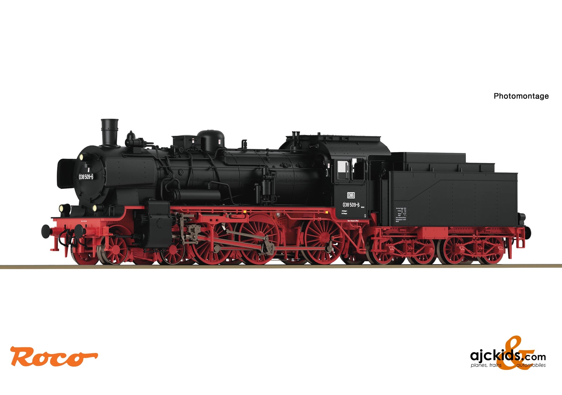 Roco 71379 - Steam Locomotive 038 509- 6, DB, EAN: 9005033713799