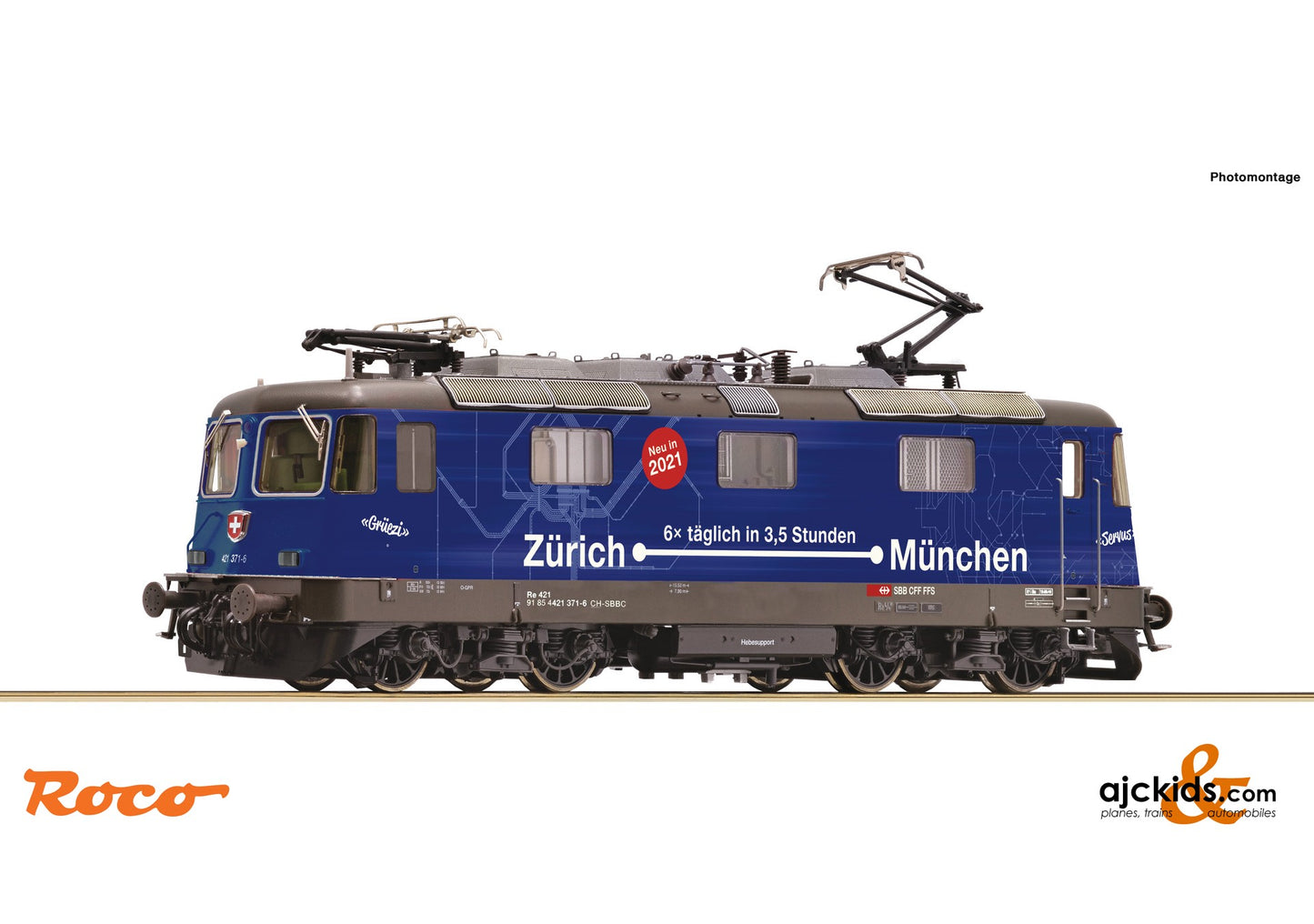 Roco 71412 -Electric locomotive Re 421 371-6, SBB