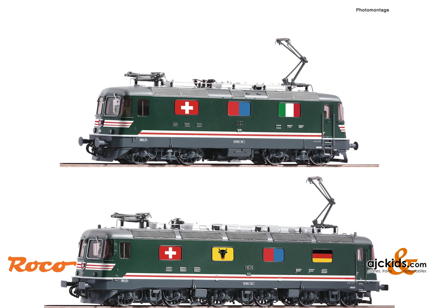 Roco 71414 -Electric locomotive double traction Re 10/10, SBB