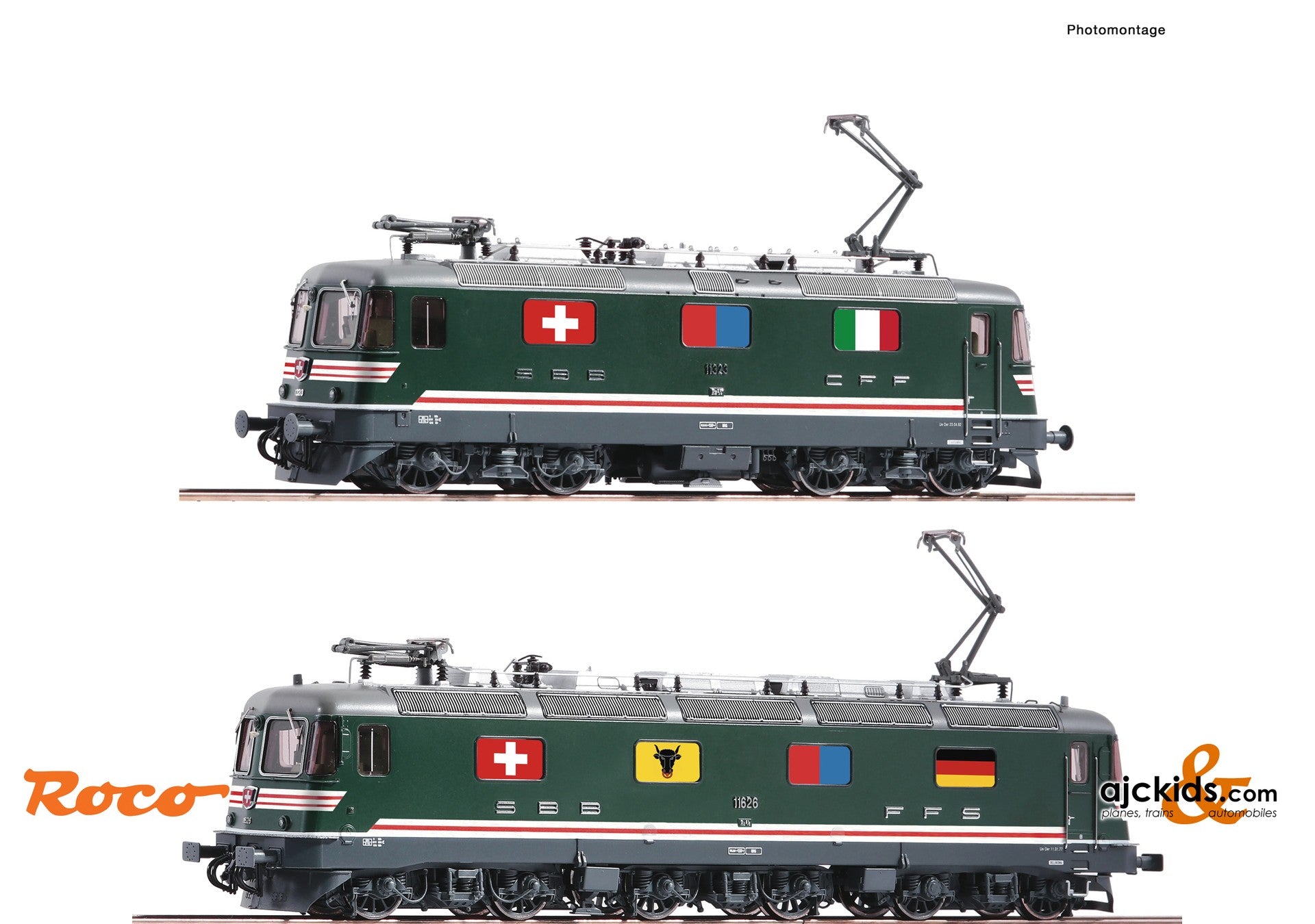 Roco 71415 -Electric locomotive double traction Re 10/10, SBB