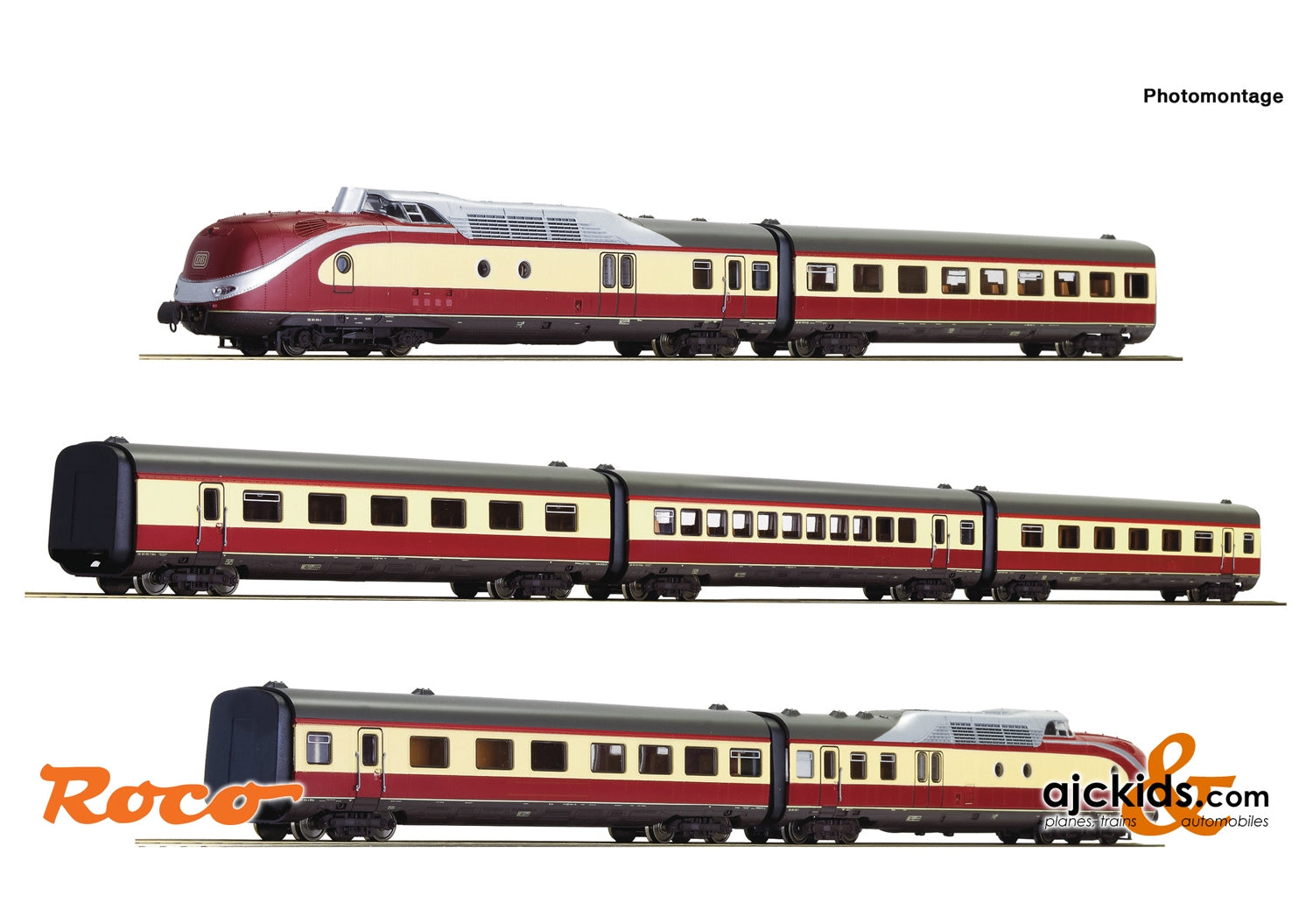 Roco 71934 - 7 piece set: Diesel multiple unit class 601 "Alpen-See-Express"