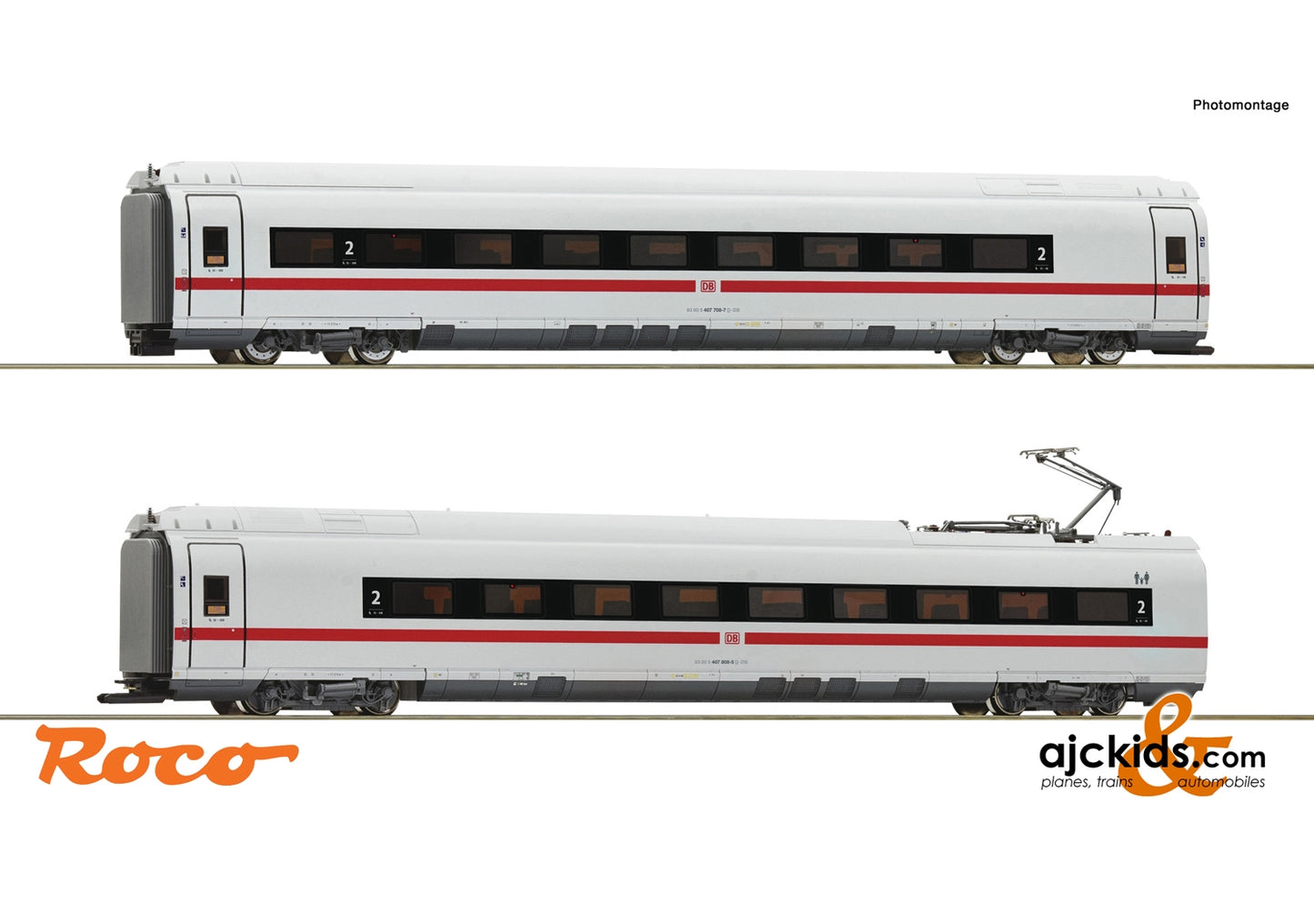 Roco 72098 - 2 piece set: Intermediate coaches class 407