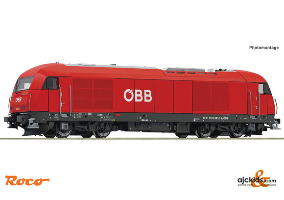Roco 7300013 - Diesel locomotive 2016 041-3, ÖBB at Ajckids.com