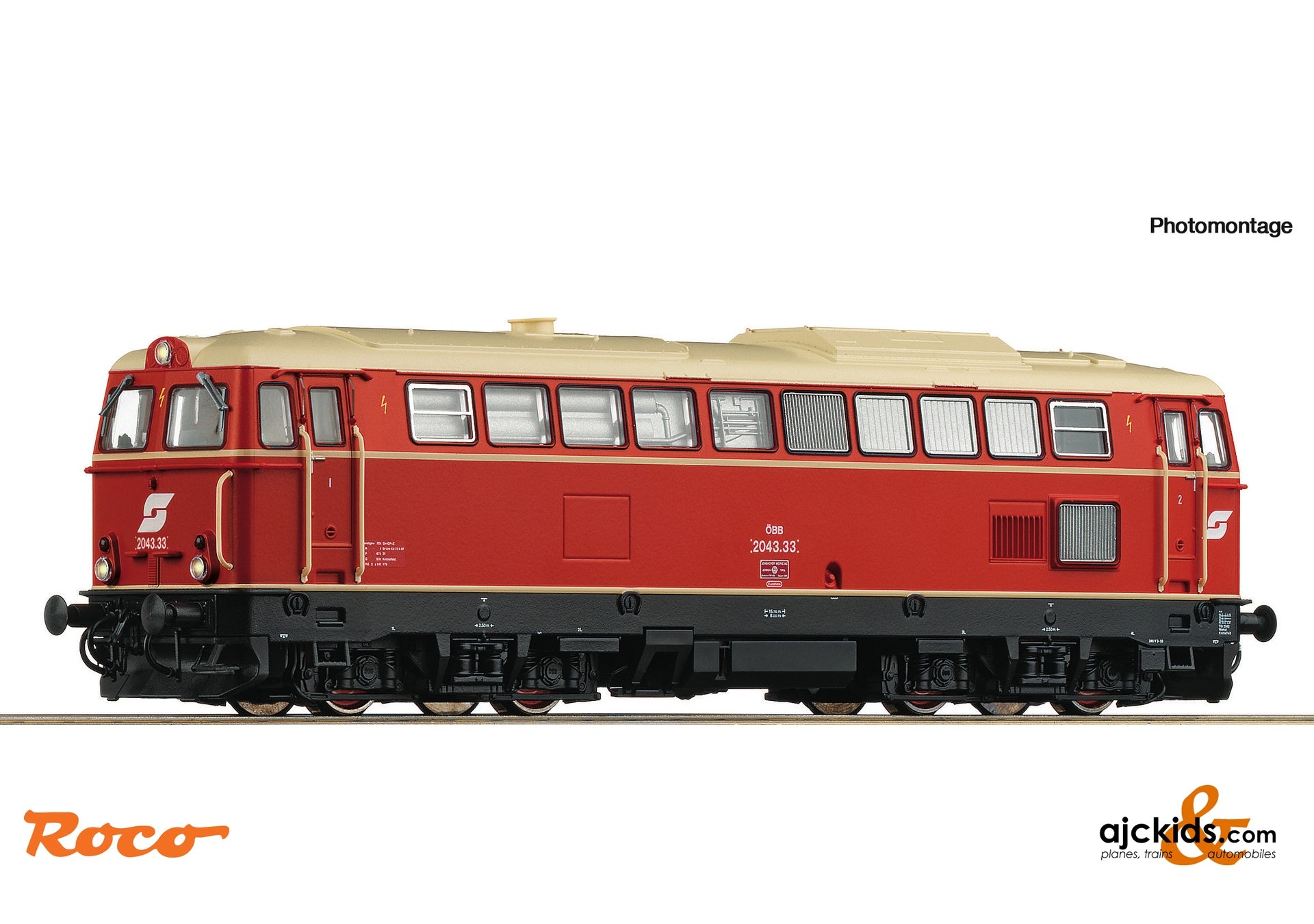 Roco 7300038 - Diesel Locomotive 2043.33, ÖBB, EAN: 9005033066352
