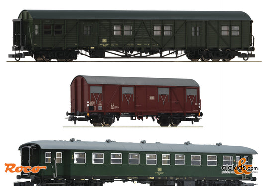 Roco 74010 - 3-piece set 1: “Personenzug Freilassing” (Passenger train Freilassing), DB at Ajckids.com