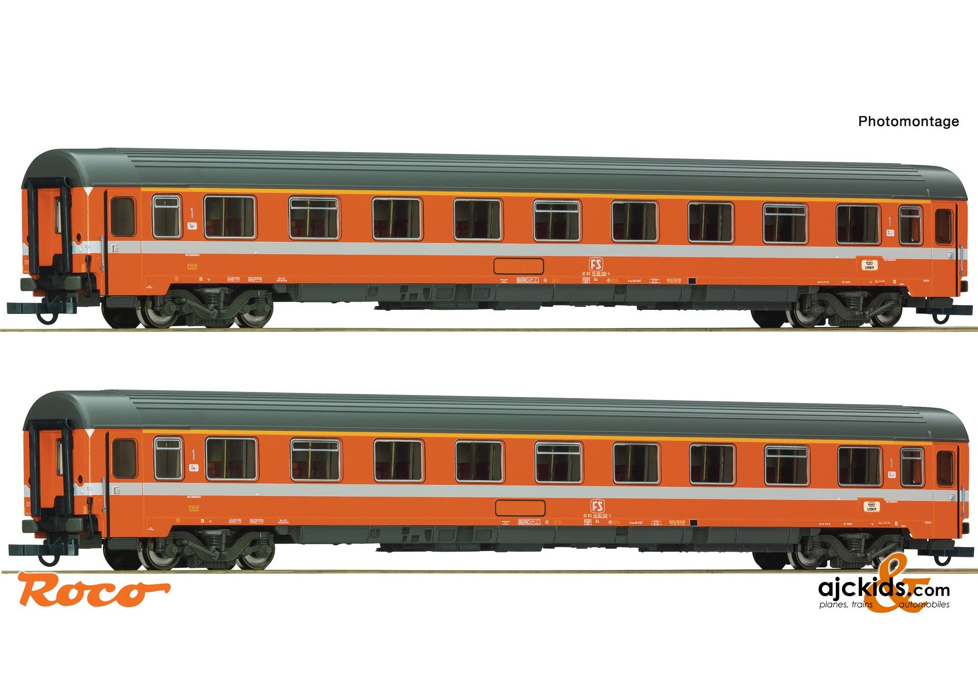 74096 Roco Roco 74033 - 2 piece set (2): EC “Mont Cenis”, FS at Ajckids.com