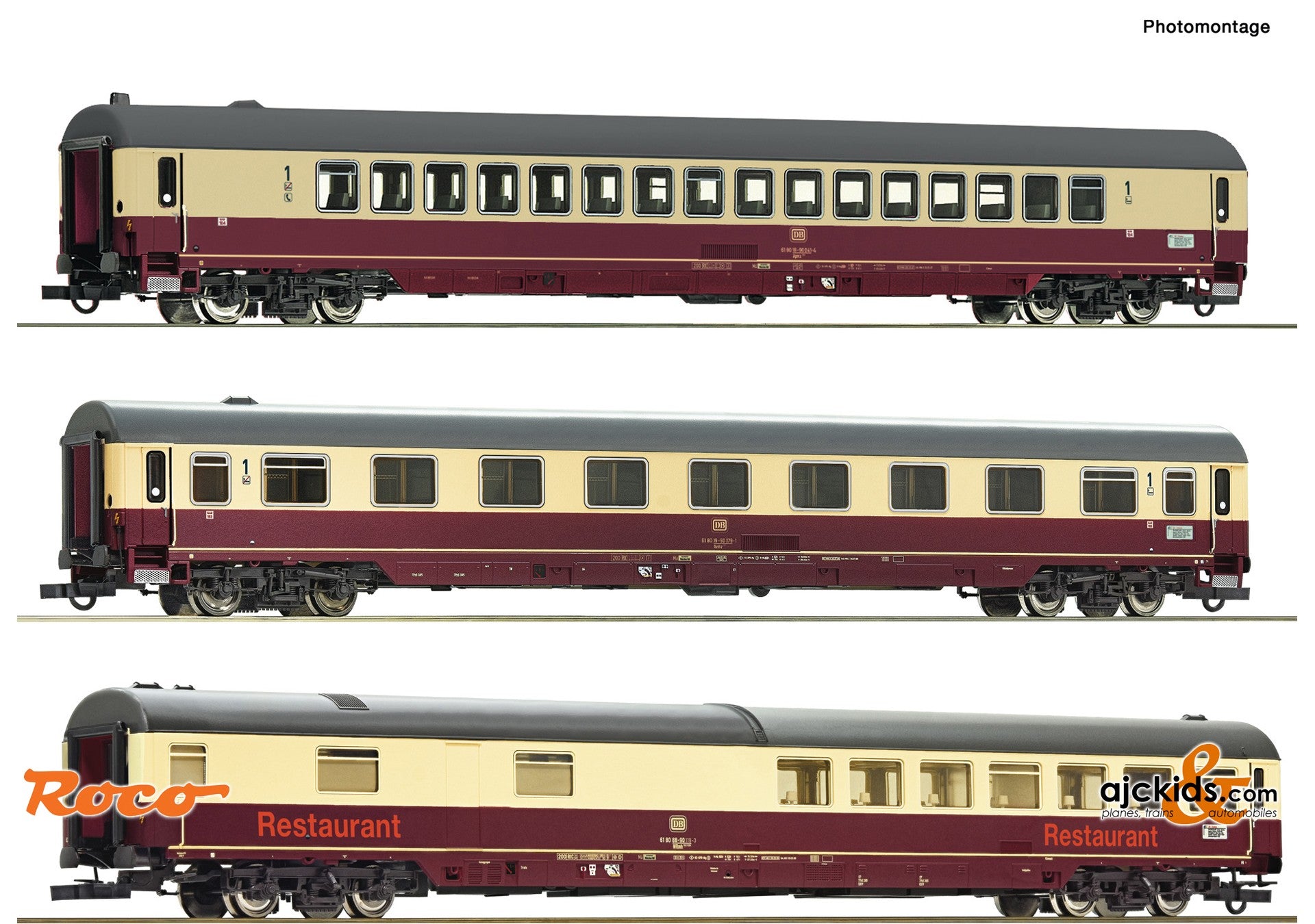 Roco 74034 - 3 piece set (1): EC 24 “Erasmus”, DB at Ajckids.com