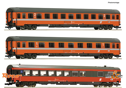 Roco 74044 -3 piece set (2): EC 60 "Maria Theresia", Railroad_ÖBB - Austrian Railways, Country_Austria