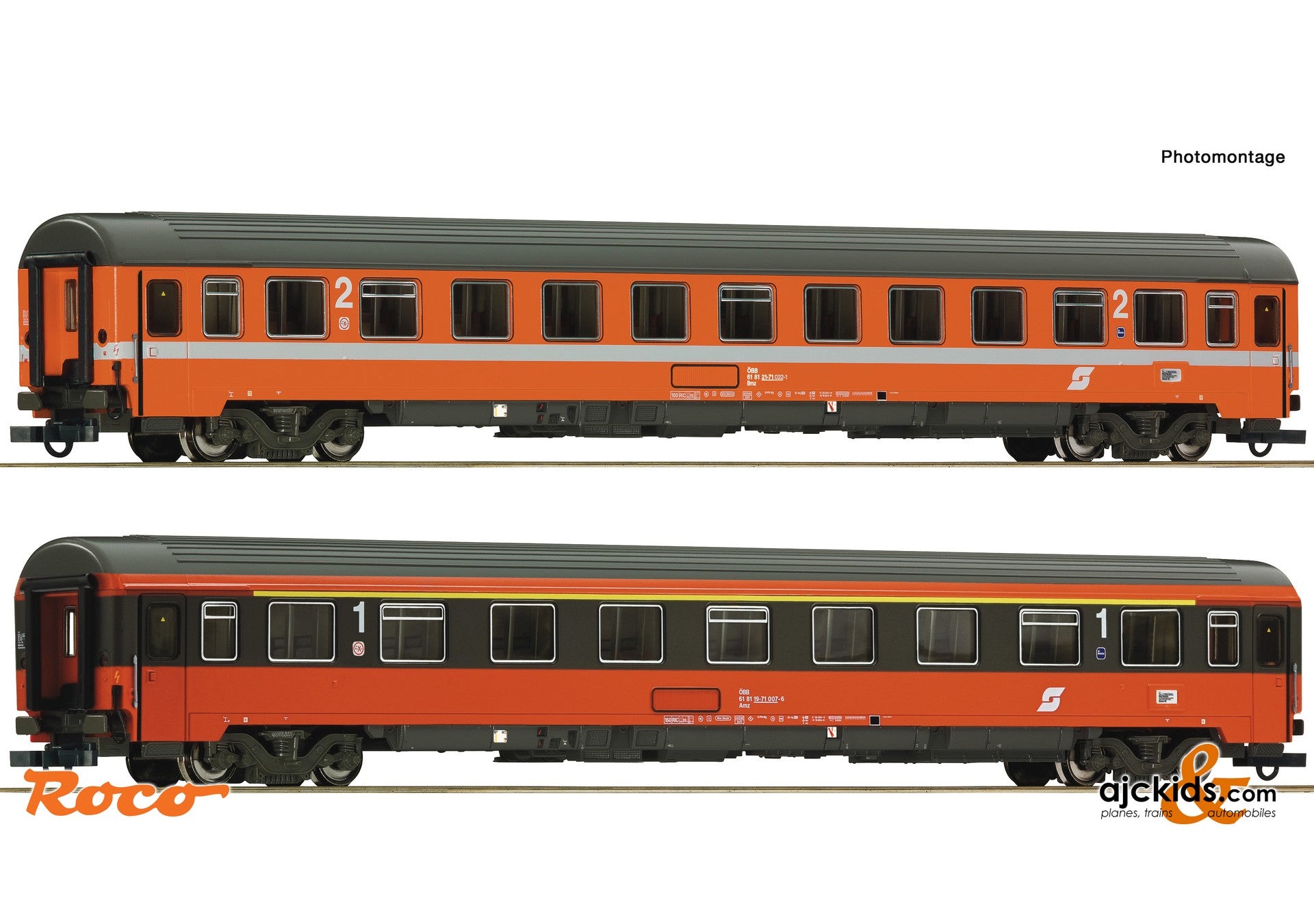 Roco 74045 -2 piece set (3): EC 60 "Maria Theresia", Railroad_ÖBB - Austrian Railways, Country_Austria