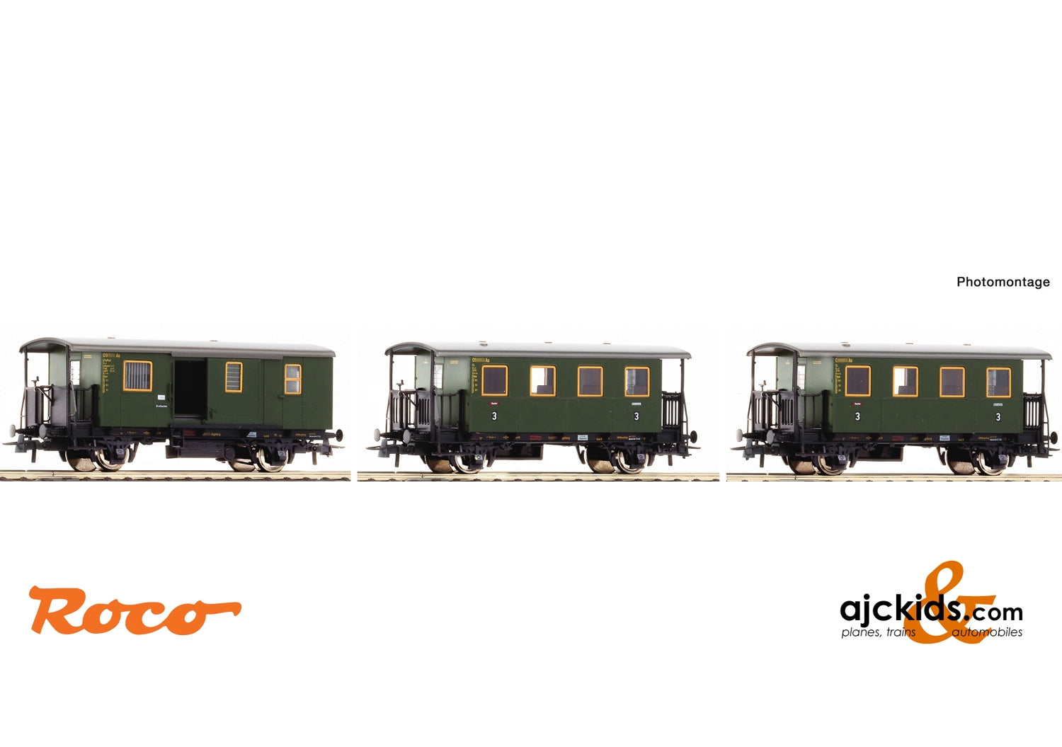 74096 Roco Roco 74054 - 3 piece set: Local train at Ajckids.com