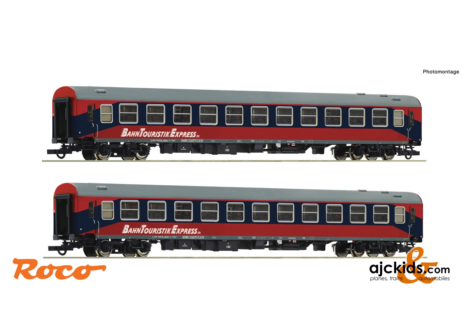 Roco 74055 - 2 piece set: Couchette coaches at Ajckids.com