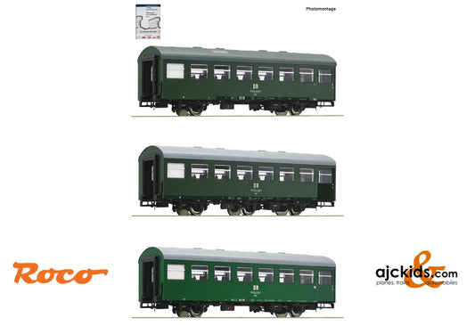 Roco 74071 - 3 piece set 1: Passenger coaches “Rekowagen”