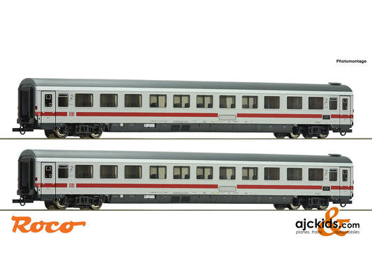 Roco 74089 - 2 piece set: 2nd class IC compartment coaches
