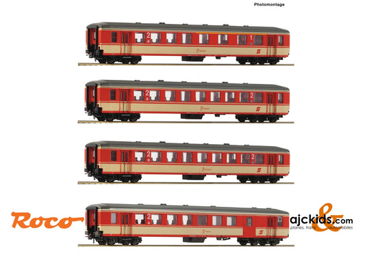 Roco 74130 - 4 piece set: "Schlieren" coaches