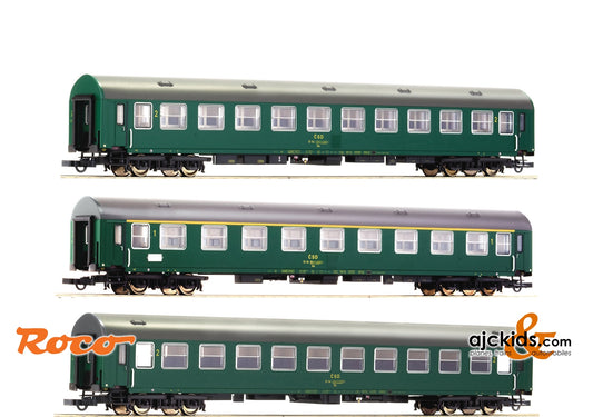 Roco 74190 - 3 piece set 3: Passenger coaches D 375 “Vindobona”