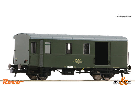 Roco 74222 -Goods train baggage wagon, PKP