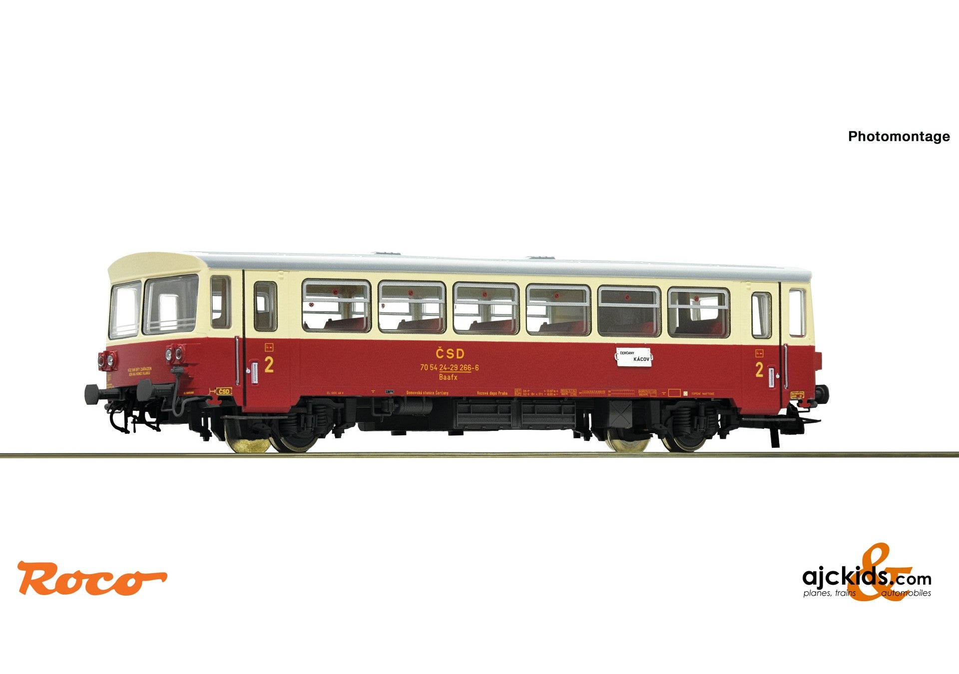 Roco 74241 -Trailer for diesel railcar M 152.0, CSD