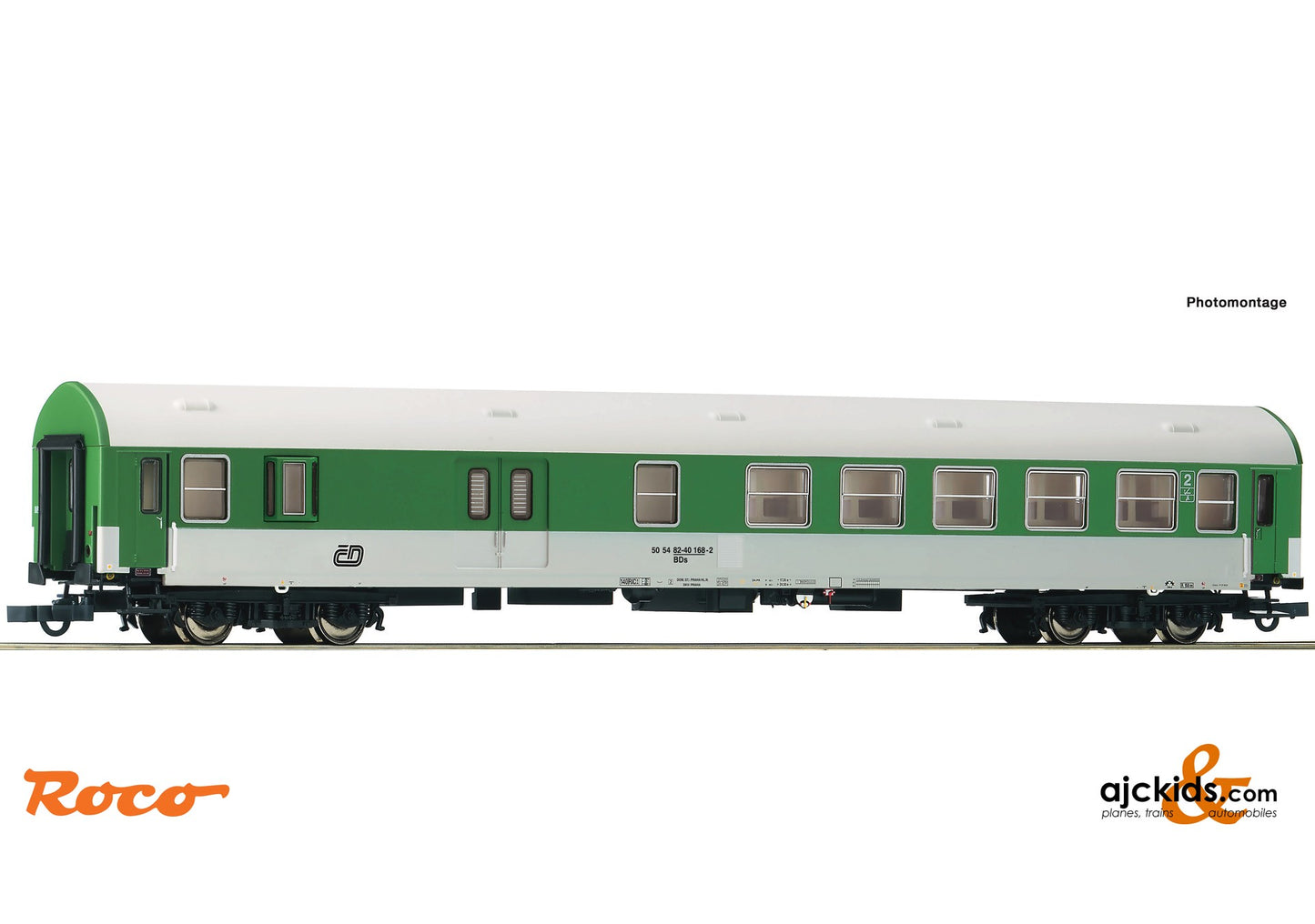 Roco 74786 -2nd class coach with luggage compartment, CD