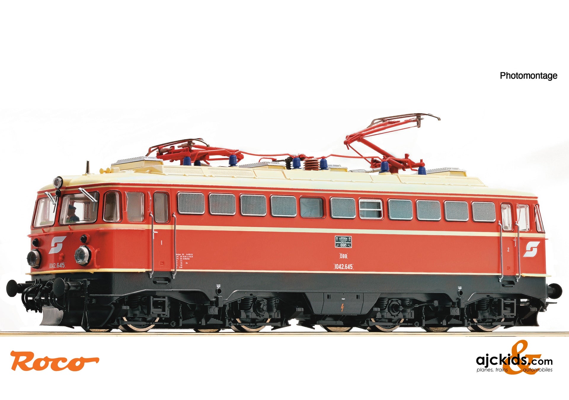 Roco 7500023 Electric Locomotive 1042. 645, ÖBB – Ajckids