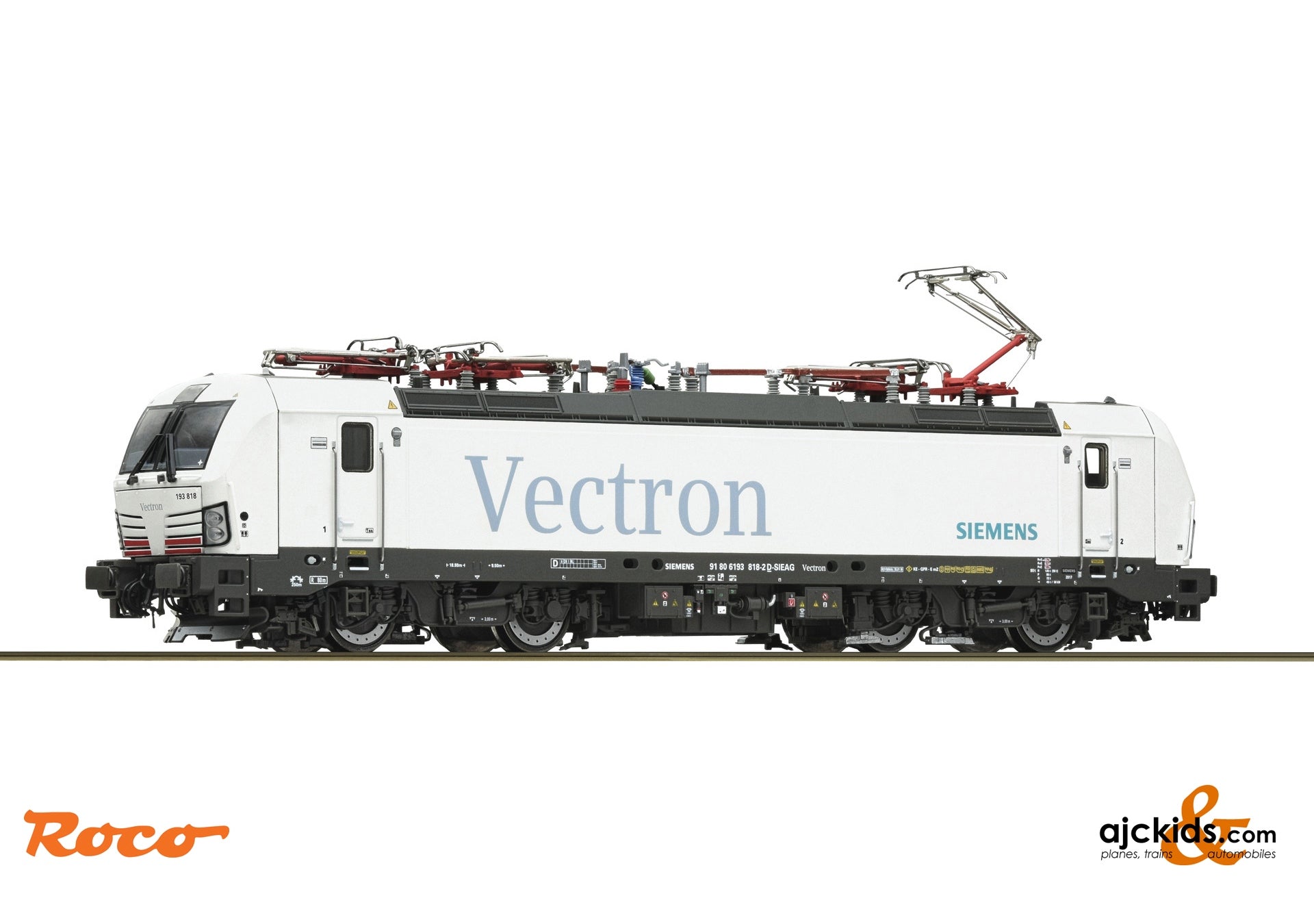 Roco 7500040 Electric Locomotive 193 8 18-2, Siemens – Ajckids