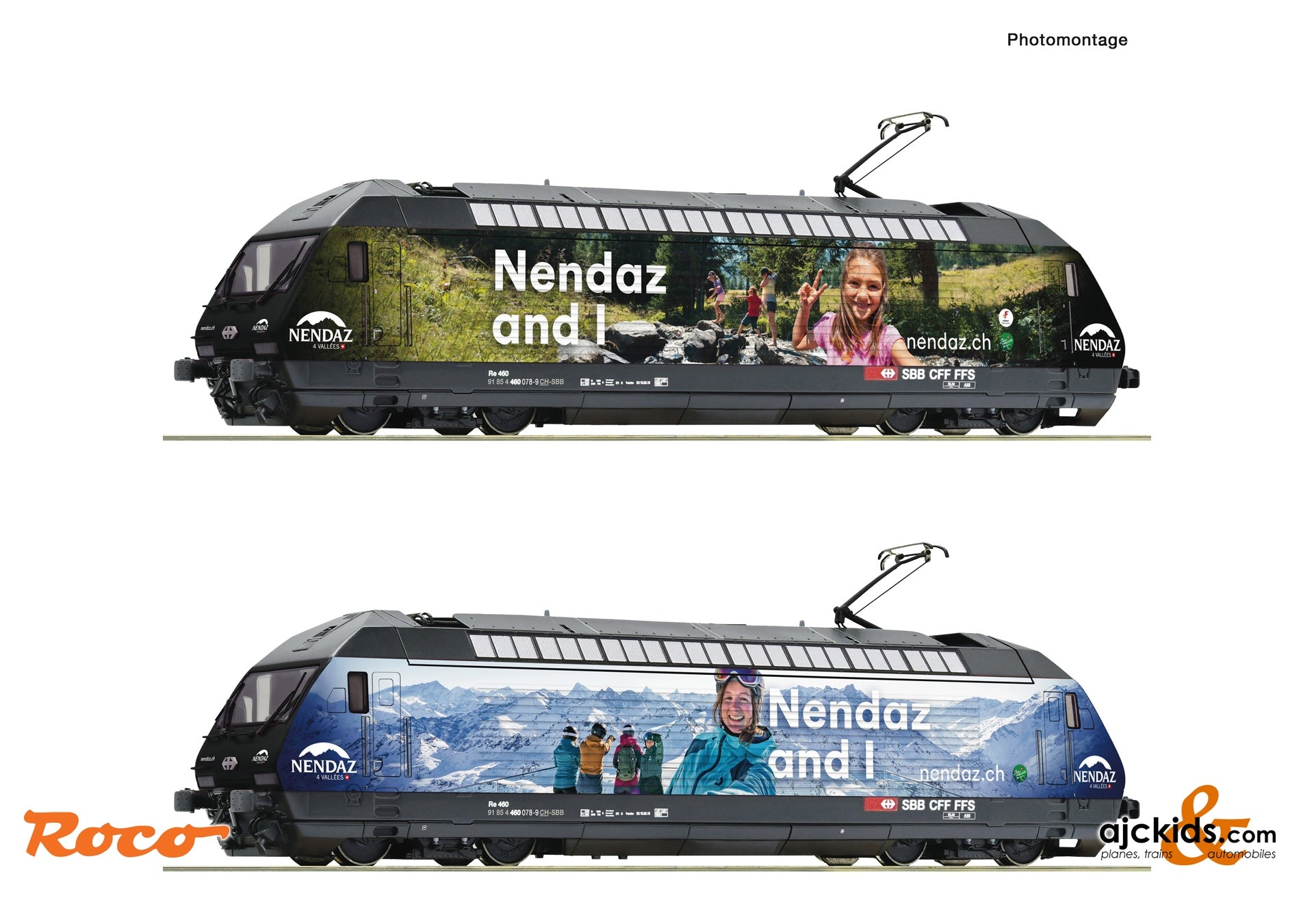Roco 7510090 Electric Locomotive class 460 078-9, SBB – Ajckids
