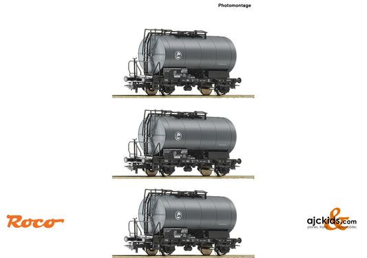 Roco 76005 -3 piece set: Tank wagons, Eva
