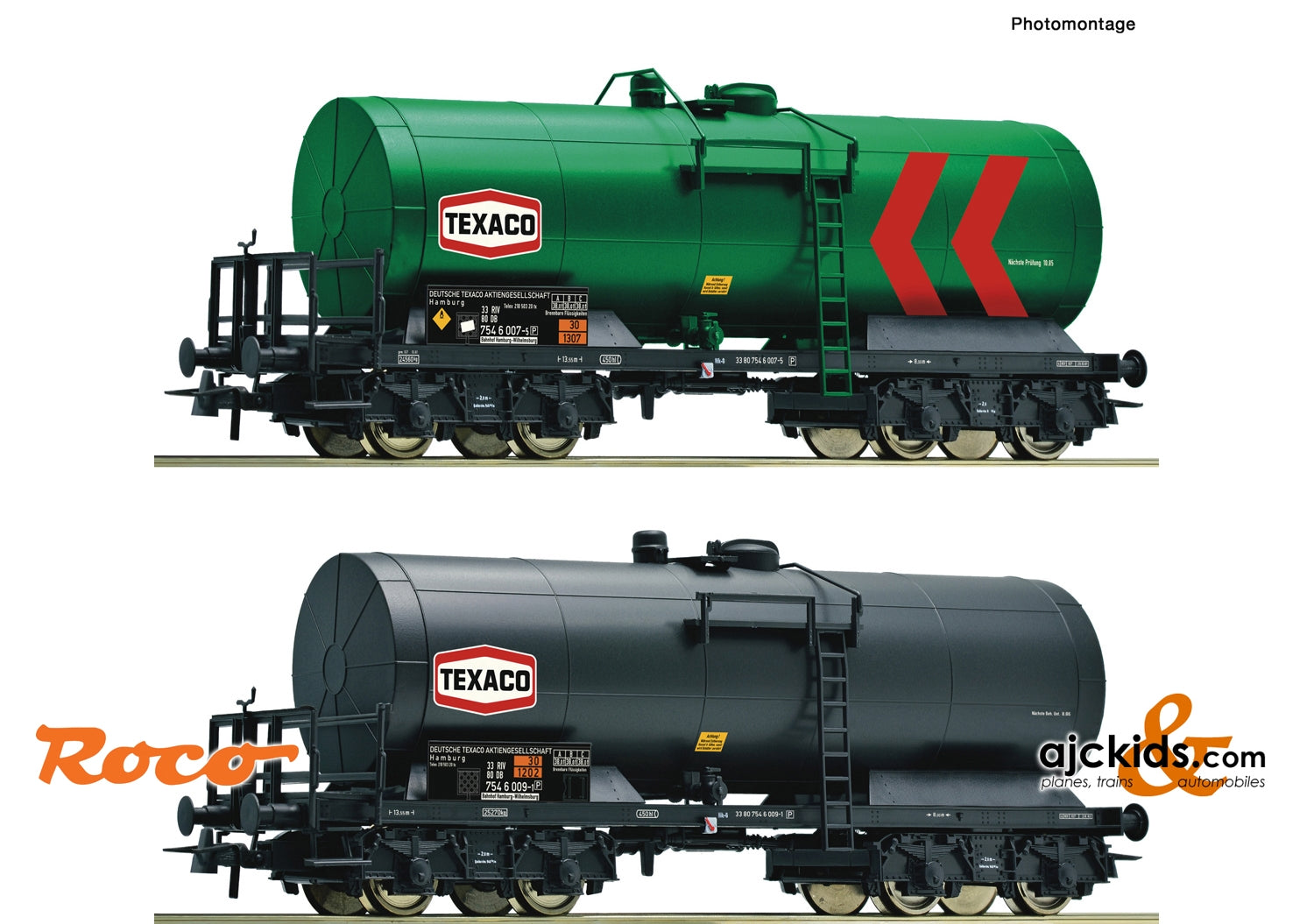 Roco 76013 - 2 piece set: Tank wagons at Ajckids.com