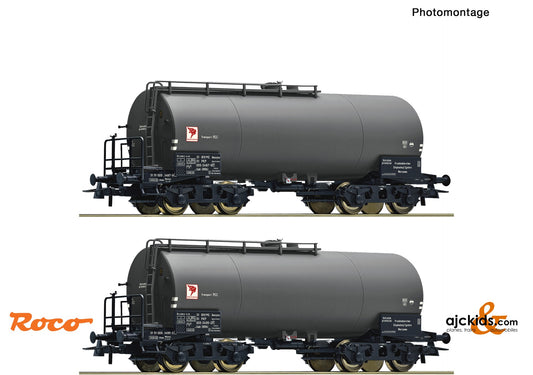 Roco 76017 -2 piece set: Tank wagons, PKP