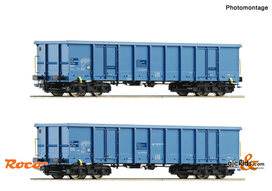 Roco 76023 -2 piece set: Open goods wagons, CRONIFER