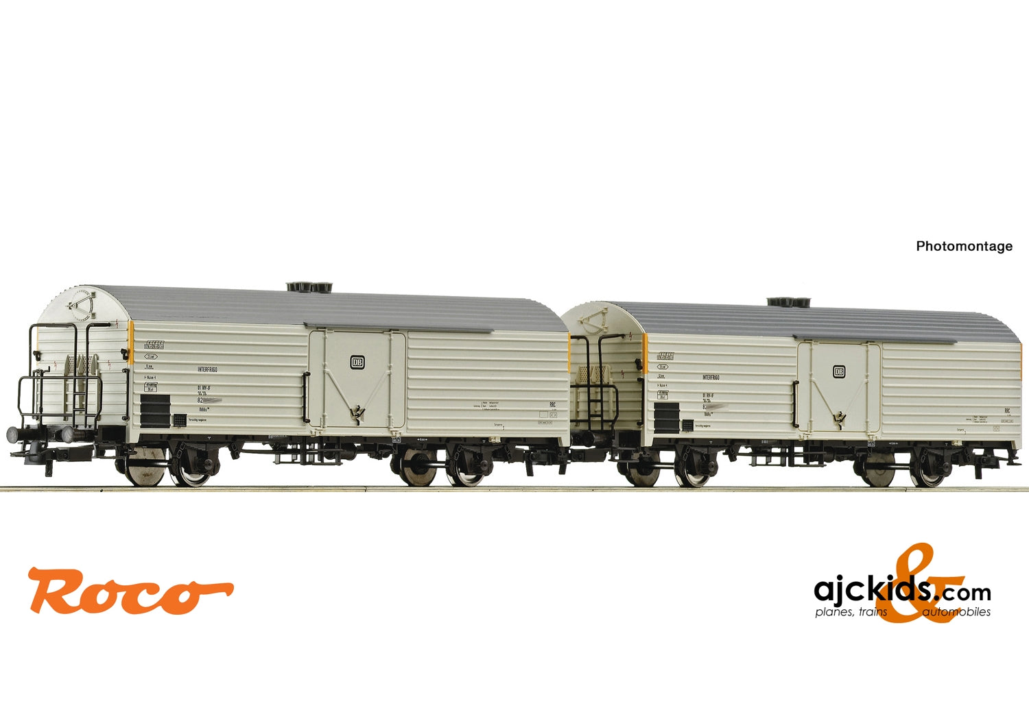 Roco 76034 - 2 piece set: Refrigerator wagons