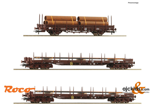Roco 76053 - 3 piece set: Steel train
