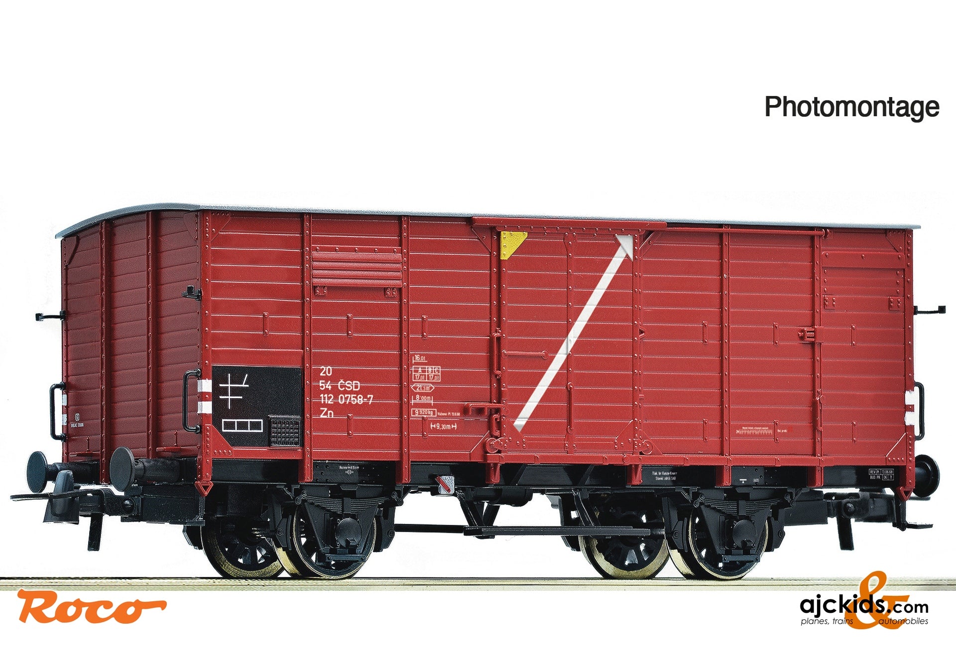 Roco 76323 Covered freight wagon, CSD – Ajckids