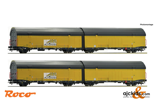 Roco 76408 - 2 piece set: Car tranport wagons
