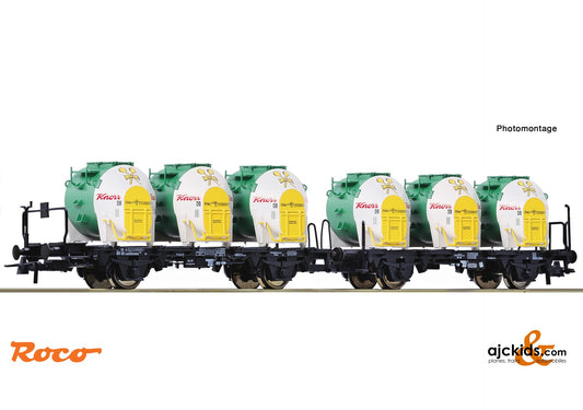 Roco 76468 -Double container carrier wagon, DB