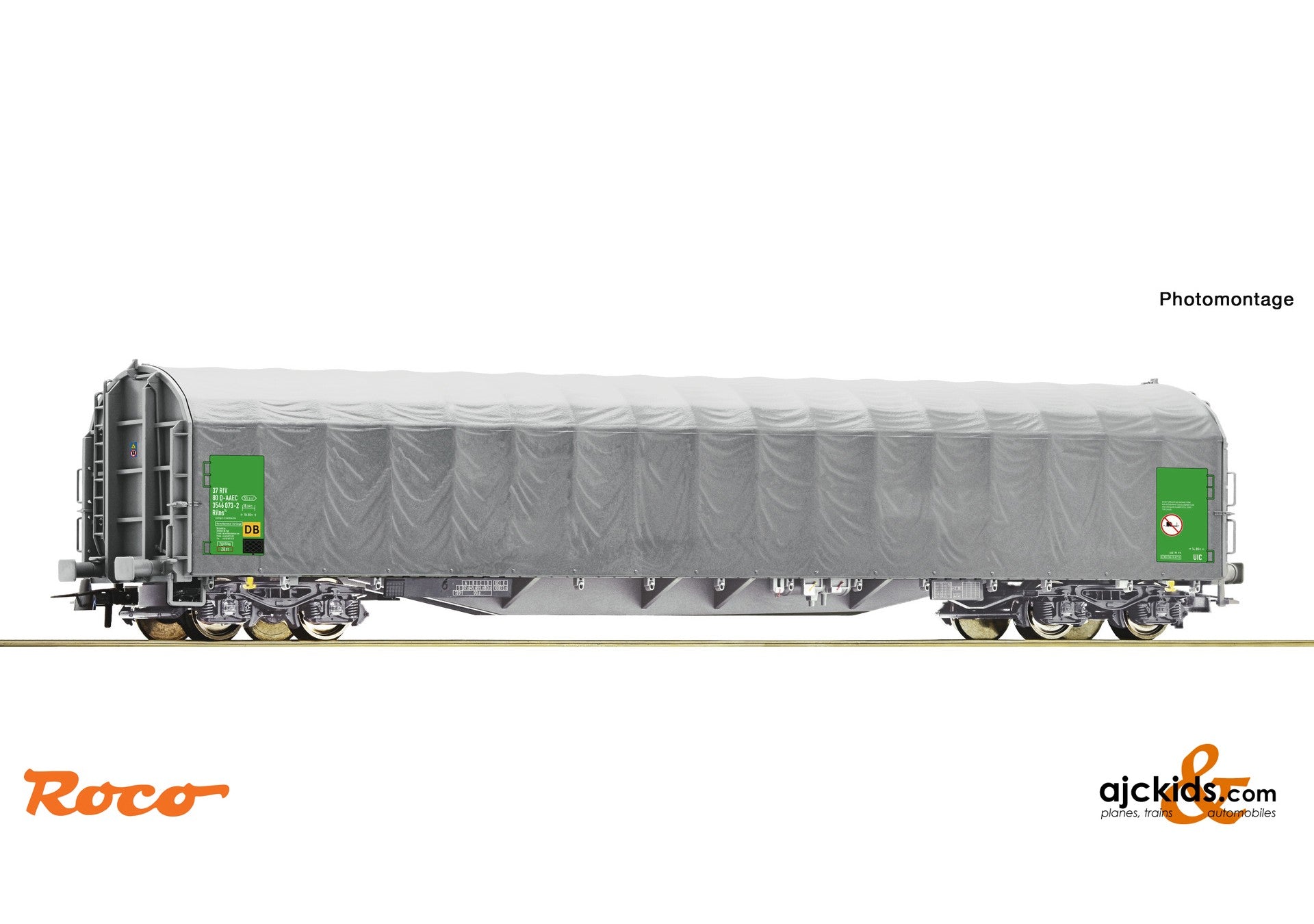 Roco 76469 -Sliding tarpaulin wagon, AAE