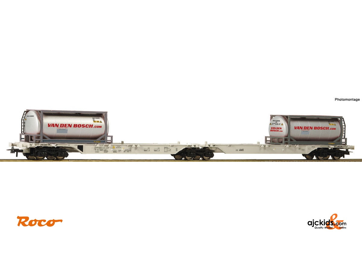 Roco 76632 Container carrier wagon AAE