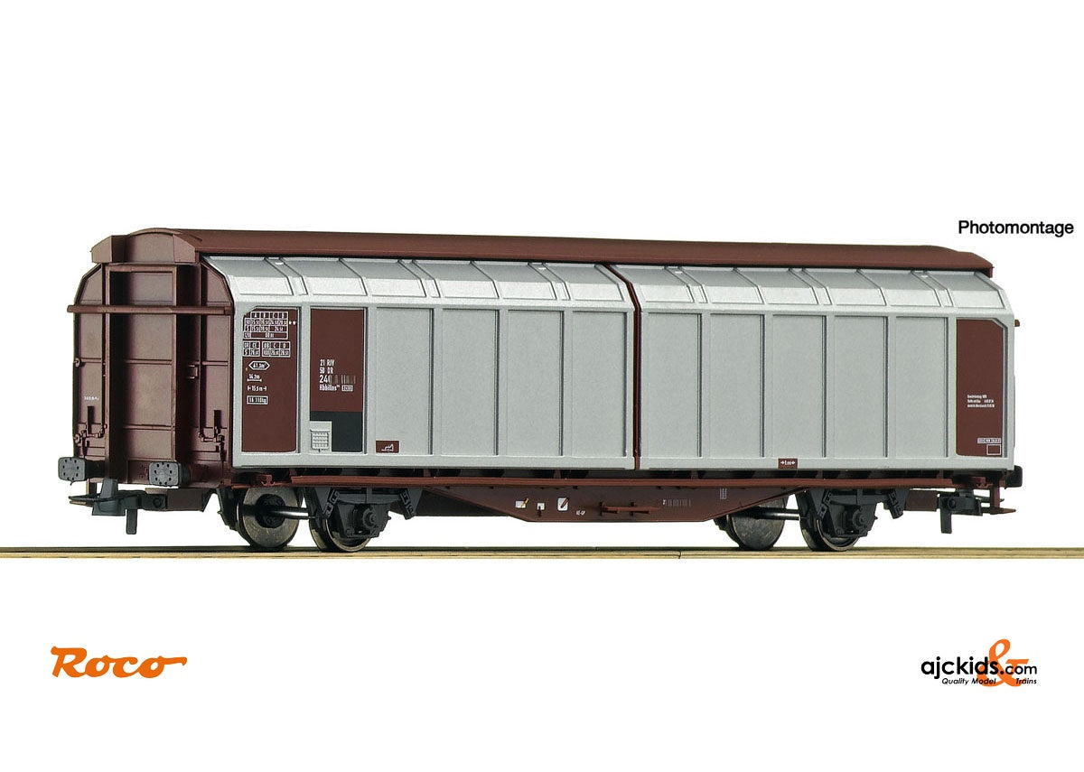 Roco 76878 Sliding wall wagon DR