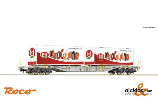 Roco 76948 - Container carrier wagon + Bell Container